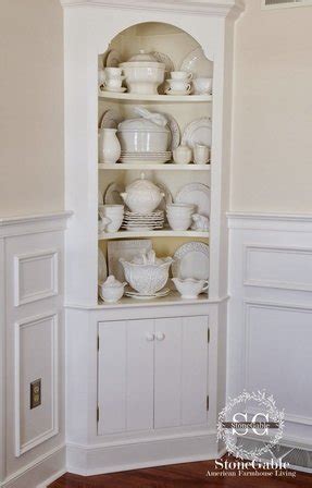 White Corner China Cabinet - Foter