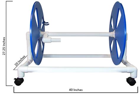 Heavy-Duty Vacuum Hose Storage Reel - Large Capacity