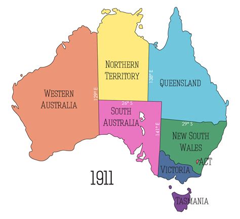 The Evolution of Australia's Borders from Federation to Present Day ...