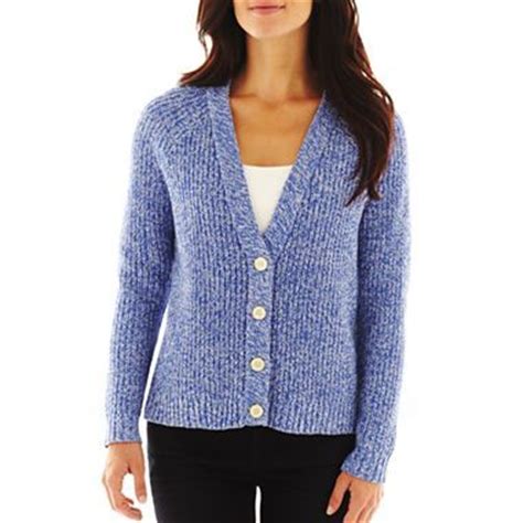 Liz Claiborne Chunky Cardigan Sweater - jcpenney | Chunky sweater cardigan, Chunky cardigan ...