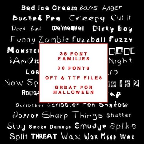 70 Halloween Movie Fonts 2020: Exclusive Bundle - Master Bundles