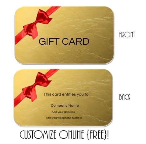 Gift Card Template