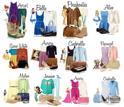 Disney | Disney character outfits, Princess inspired outfits, Disney ...