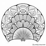 Fan Coloring Pages  Free & Printable sketch template