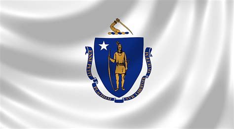 Massachusetts State Flag - WorldAtlas.com