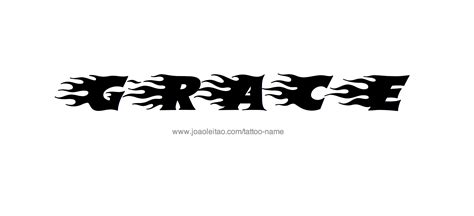 Grace Name Tattoo Designs