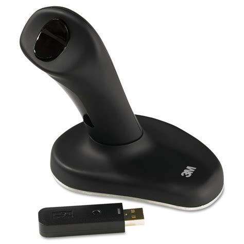 Ergonomic Wireless Three-Button Optical Mouse by 3M™ MMMEM550GPS | OnTimeSupplies.com