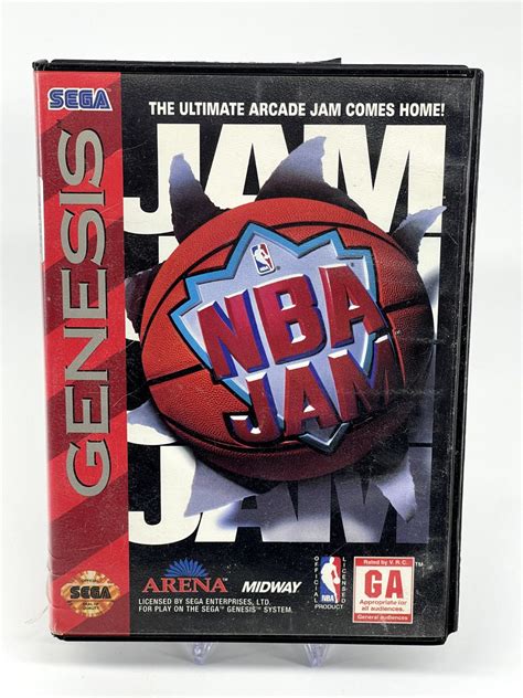 NBA Jam Original 1993 Sega Genesis Game Cleaned and Working CIB - Etsy