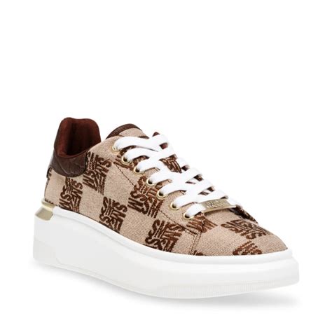 GLIDER Brown Low Top Sneakers | Women's Designer Sneakers – Steve Madden Canada