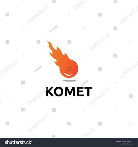 Komet Logo Design Vector Symbols Stock Vector (Royalty Free) 2202487317 ...