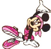 Minnie Mouse Glitter Plaatje » Animaatjes.nl