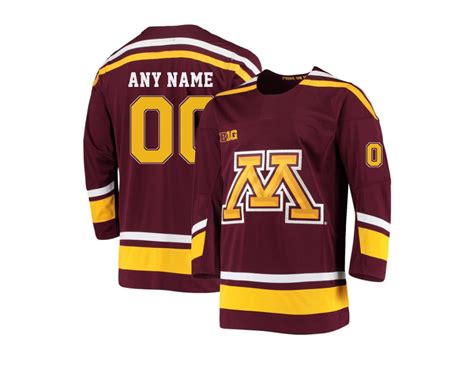 Men's Maroon Minnesota Golden Gophers Jersey - Custom