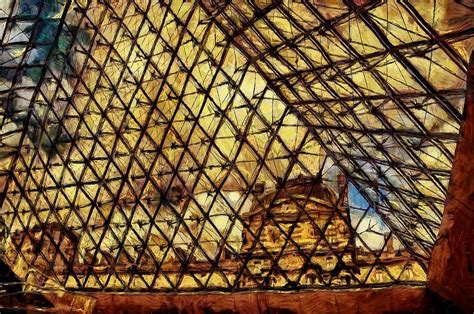 Louvre Pyramid from inside Photograph by Chroma Photographer - Fine Art ...