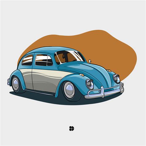 My beetle cartoon art :) : Volkswagen