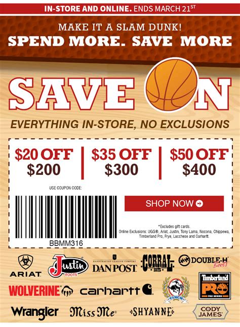 Boot Barn Printable Coupon