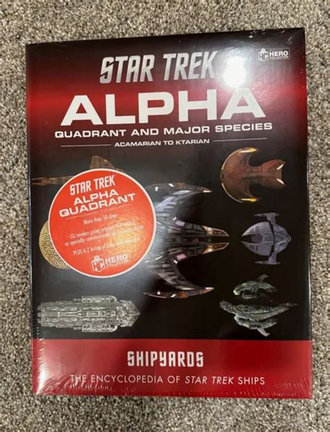 STAR TREK EAGLEMOSS book - Shipyards: Alpha Quadrant Acamarian to Ktarian NEW $19.99 - PicClick