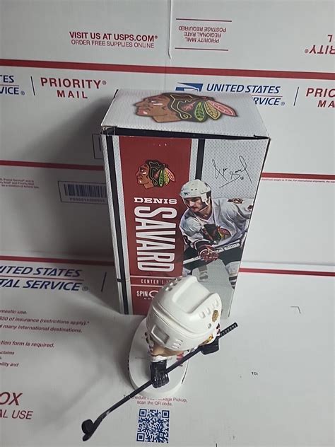 Chicago Blackhawks Bobblehead. Denis Savard Bobblehead Spin-O-Rama. | eBay