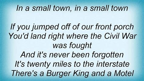 Kenny Chesney - In A Small Town Lyrics - YouTube