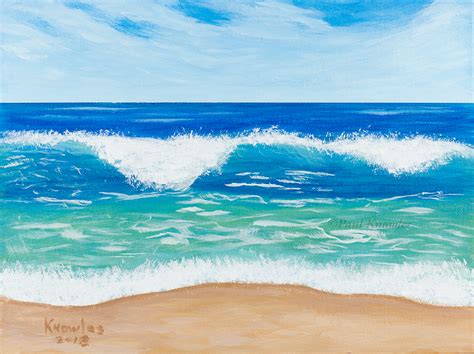 Ocean Acrylic Painting at PaintingValley.com | Explore collection of Ocean Acrylic Painting