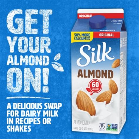 Silk® Original Almond Milk, 64 fl oz - Food 4 Less