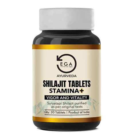 EGA Shilajit Tablets - Increase Vigor & Vitality | EGA Ayurveda – EGA Wellness USA