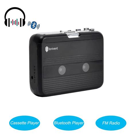 Bluetooth Cassette Player Portable Standalone Cassette Players FM Radio With Auto-reverse ...