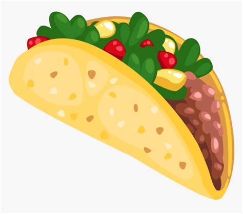 Transparent Taco Clipart Png - Transparent Cartoon Tacos Png, Png ...