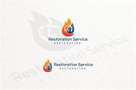 Restoration Service Logo Template