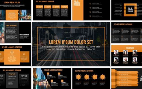 OSLO PROFESSIONAL DARK ORANGE FREE POWERPOINT TEMPLATE | Slides Gallery