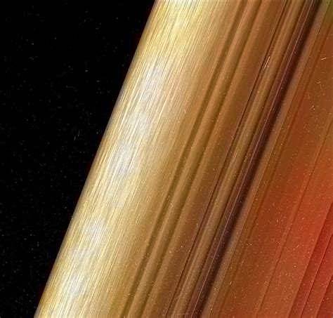 Colorized Saturn Rings : r/space