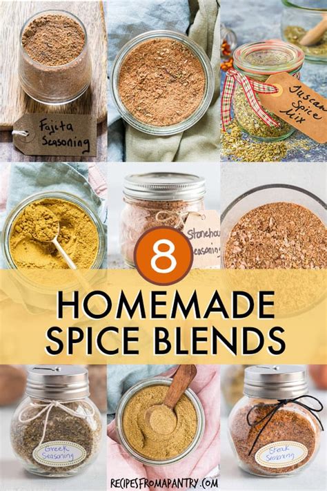 Homemade Spice Blends Seasoning - Recipes From A Pantry