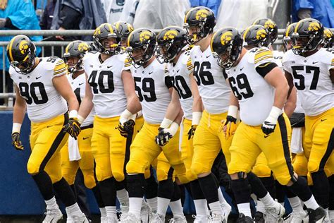 IOWA FOOTBALL NO. 16 IN FIRST COLLEGE FOOTBALL PLAYOFF RANKINGS - Black ...