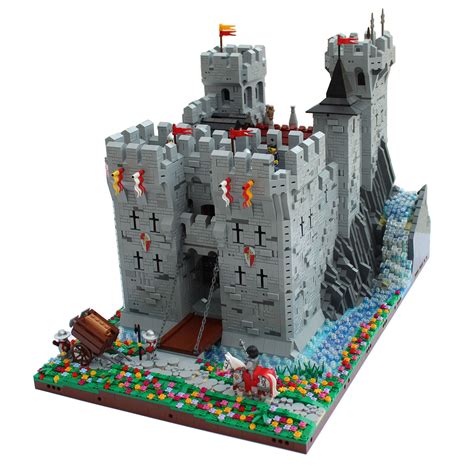 Woodstock Castle Lego MOC | Lego castle, Medieval castle, Castle