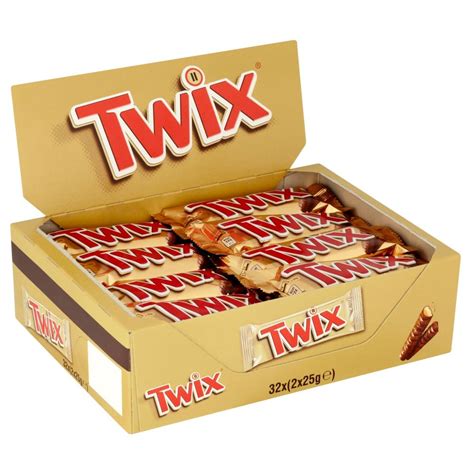 32 x 50g Twix Milk Chocolate Caramel Covered Biscuit Twin Bars | eBay