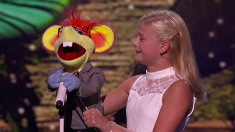 Darcy Lynn's new puppet has a crush on Mel b Americas got talent ...