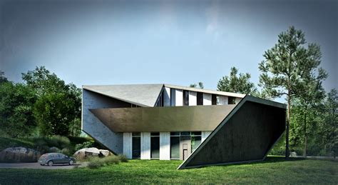 Asymmetrical House :: Behance