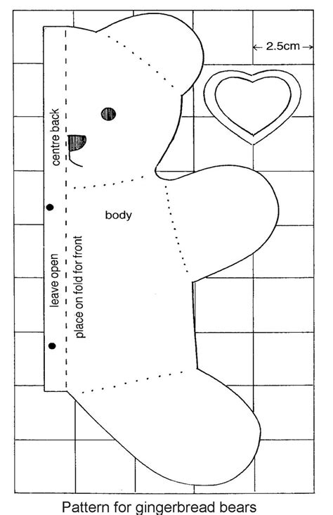 Template Free Downloadable Memory Bear Sewing Pattern Free Printable - Printable Word Searches