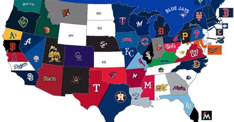 Mlb Teams Map