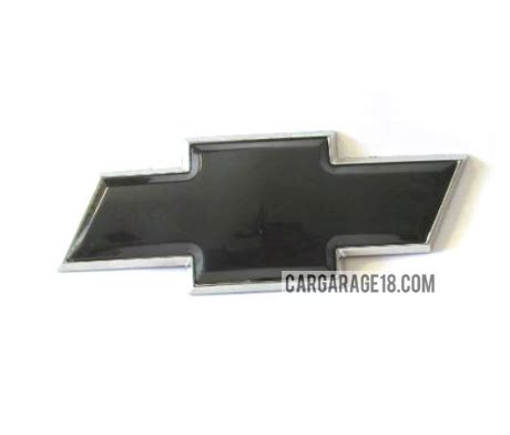 SIZE 205x78mm BLACK CHEVROLET LOGO EMBLEM