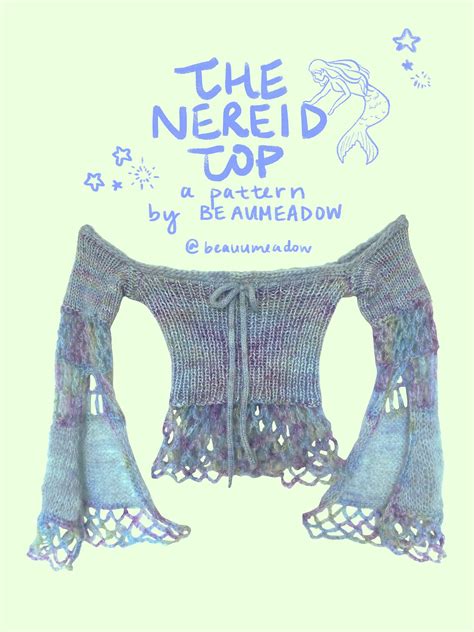 The Nereid Top pattern - Etsy in 2023 | Crochet design pattern, Crochet fashion patterns ...