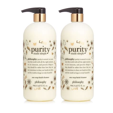 Philosophy Limited Edition Purity Made Simple Facial Cleanser 946ml Duo ...