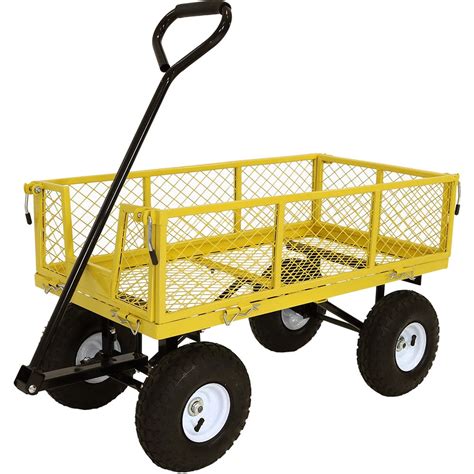 Yellow Wheelbarrows & Yard Carts at Lowes.com