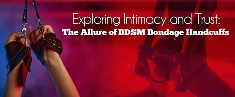 Exploring Intimacy and Trust: The Allure of BDSM Bondage Handcuffs | by MyDarkShop Toys | Jun ...