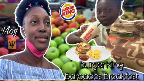 We went to Burger King Barbados for breakfast | Vlog - YouTube