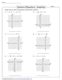 43 solving systems of equations by graphing worksheet answer key ...