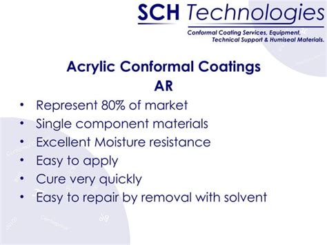 Basic Concepts Of Conformal Coating