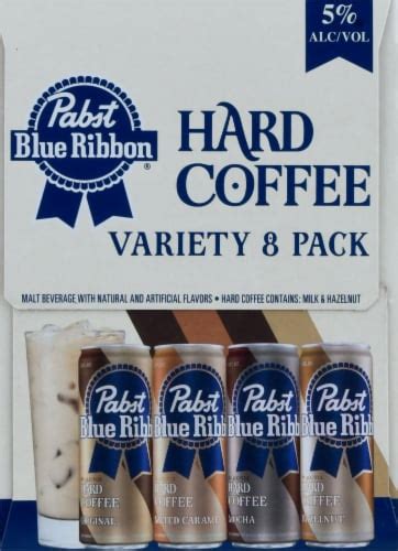 Pabst Blue Ribbon® Hard Coffee Variety Pack, 8 cans / 11 fl oz - Kroger