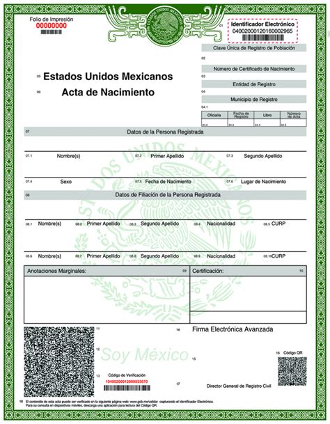 Procedimiento para obtener tu acta de nacimiento certificada