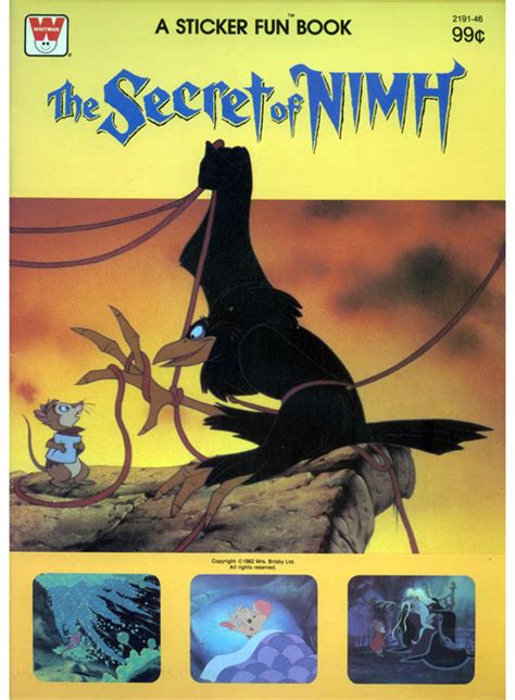 Secret of NIMH, The Coloring Books | Coloring Books at Retro Reprints - The world's largest ...