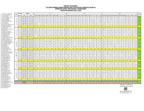 Detail Contoh Jadwal Pelajaran Smp Koleksi Nomer 36